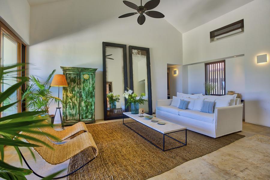 Living room with garden outlook