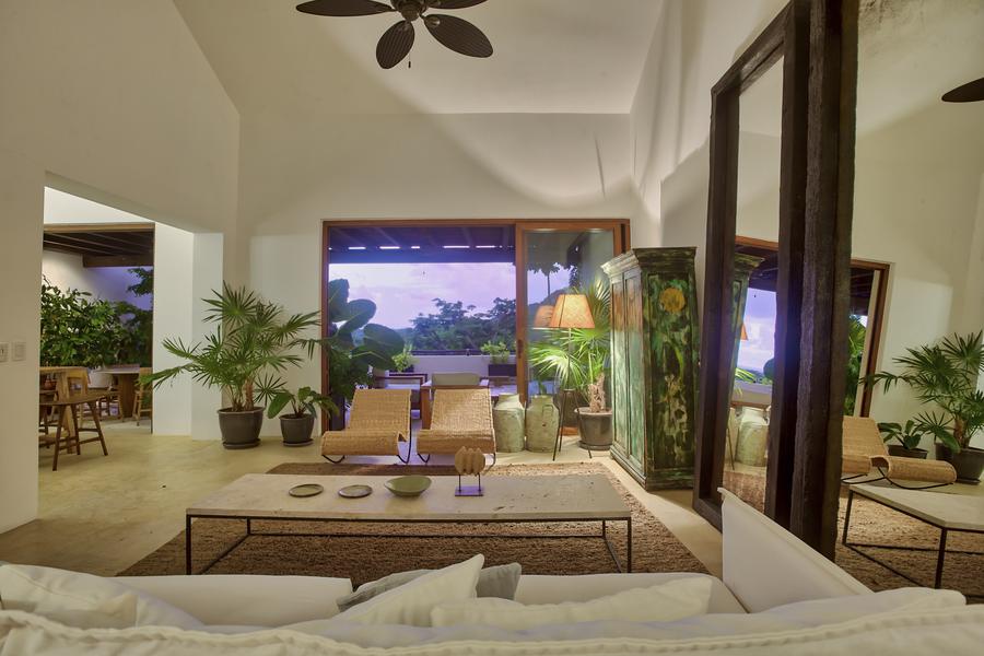 Living and dining area after renovation
