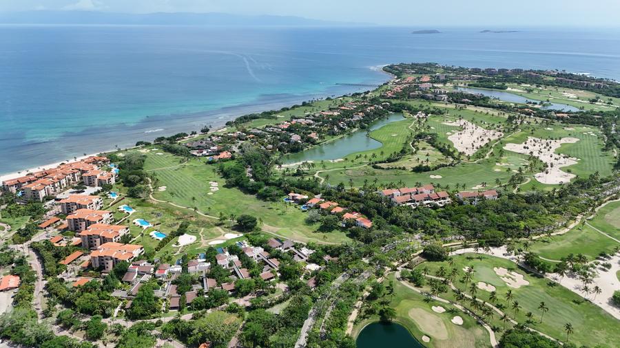 Aerial view of the Punta Mita peninsula