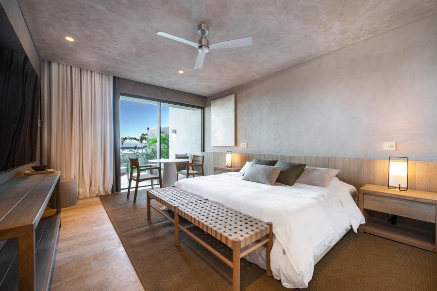 Bedroom with ocean outlook
